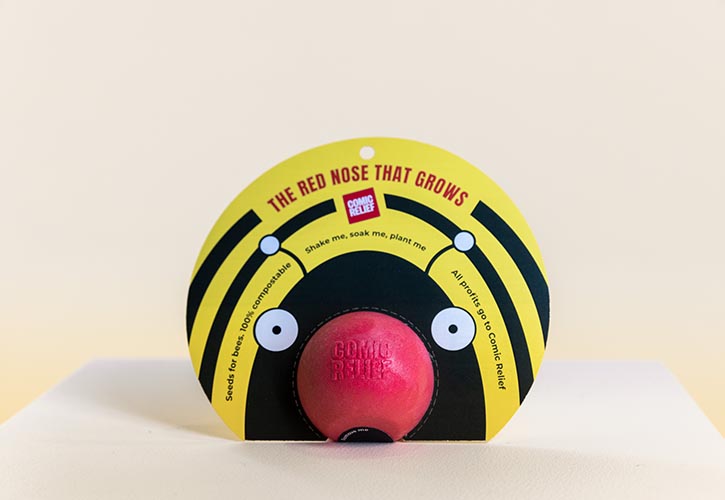 Red Nose That Grows Homebase Partners With Comic Relief